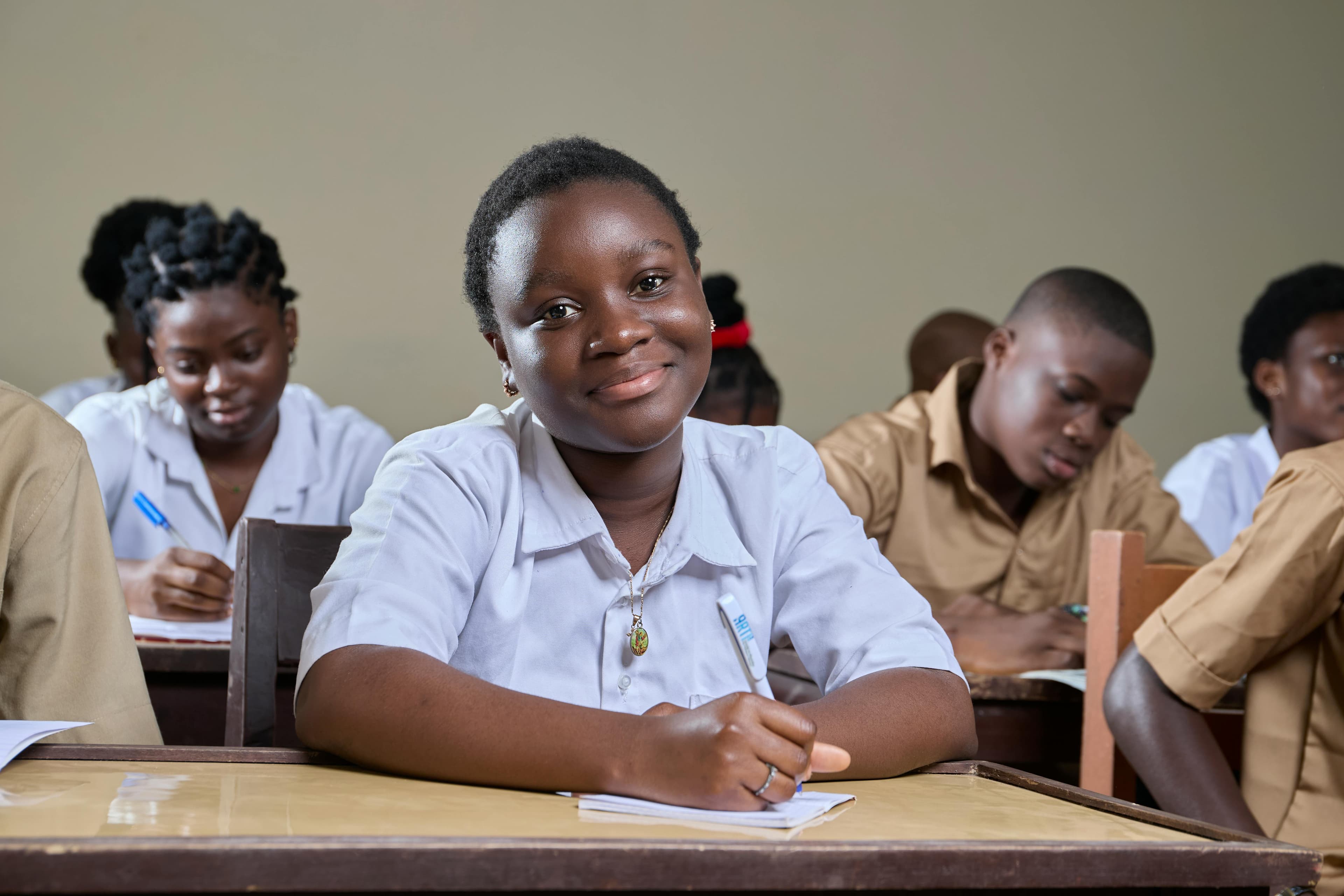 Ugandan primary school students